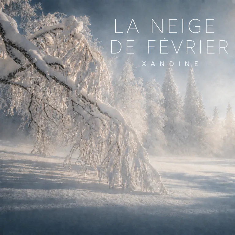 La neige de février - Cover - xandine